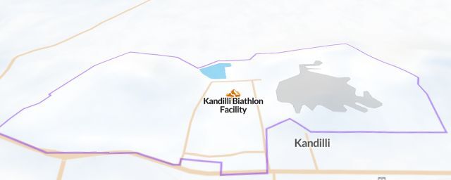 Piste map of the resort Kandilli Biathlon Facility