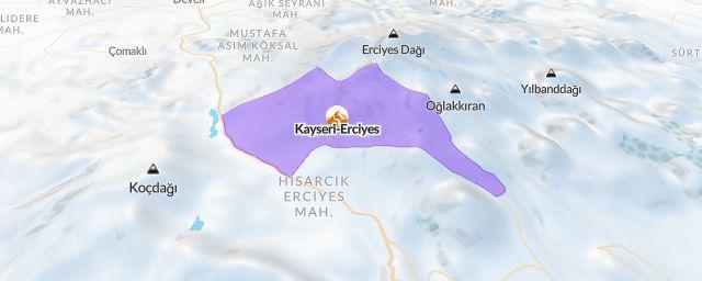 Piste map of the resort Kayseri-Erciyes