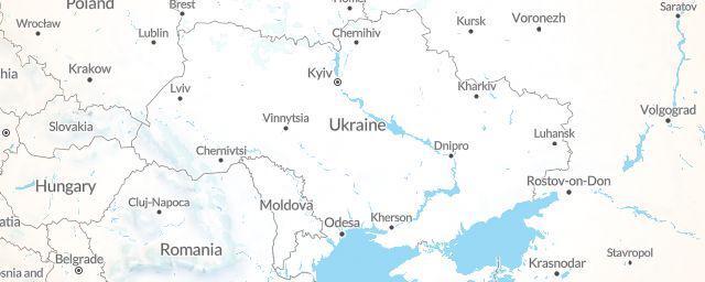 Piste map of the region Ukraine