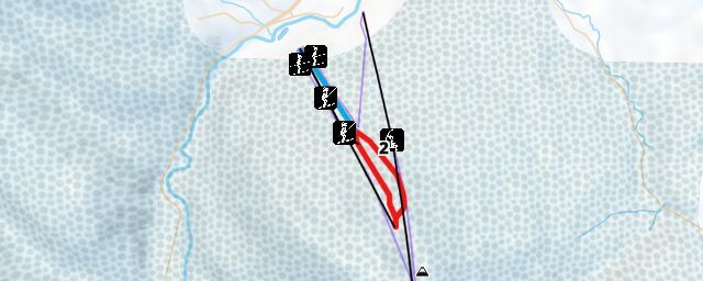Piste map of the resort Мигове