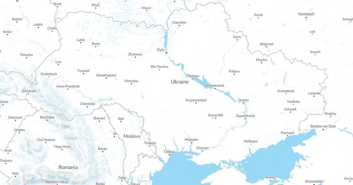Map of Ukraine