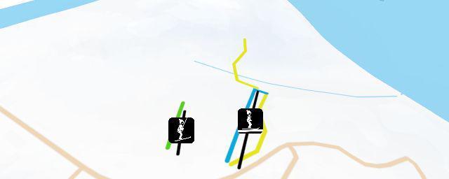 Piste map of the resort Вишгора