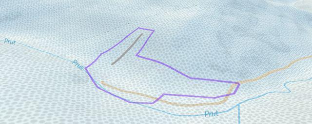 Piste map of the resort Zarosliak