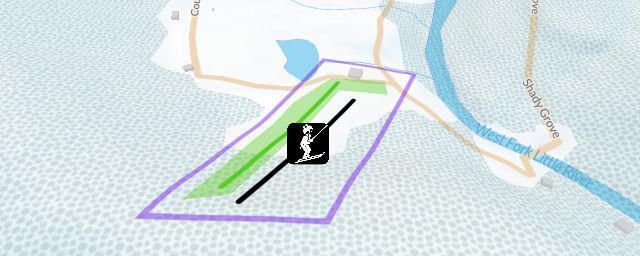 Piste map of the resort Cloudmont Ski Hill
