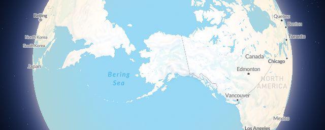 Piste map of the region Alaska