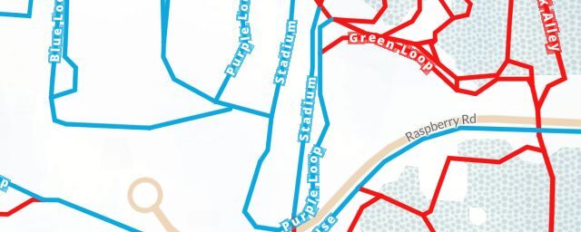 Piste map of the resort Kincaid Ski Stadium