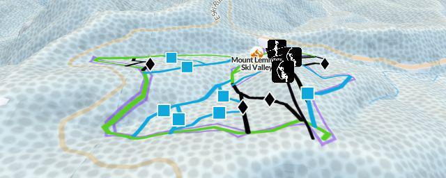 Piste map of the resort Mount Lemmon Ski Valley