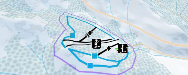 Piste map of the resort Cedar Pass