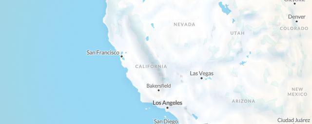 Piste map of the region California