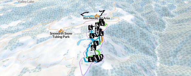 Piste map of the resort Snow Valley Mountain Resort