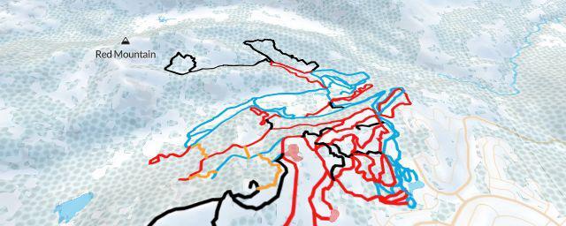 Piste map of the resort Tahoe Donner Cross Country Ski Centre