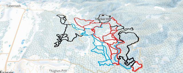 Piste map of the resort Devil's Thumb