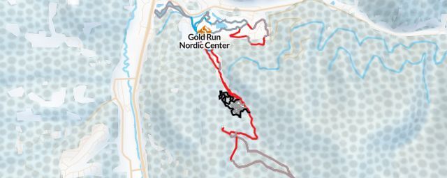 Piste map of the resort Gold Run Nordic Center