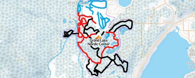 Piste map of the resort Grand Lake Nordic Center