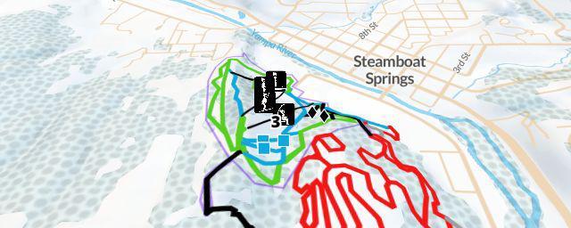 Piste map of the resort Howelson Hill Ski Area