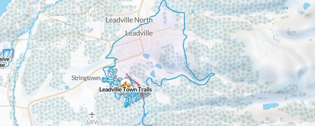 Piste map of the resort Leadville Town Trails