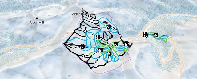 Piste map of the resort Loveland Basin Ski Area