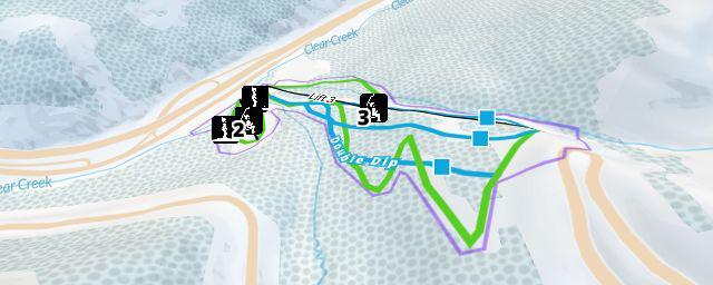 Piste map of the resort Loveland Valley Ski Area