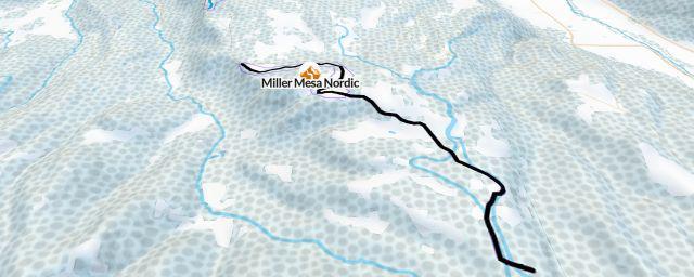 Piste map of the resort Miller Mesa Nordic