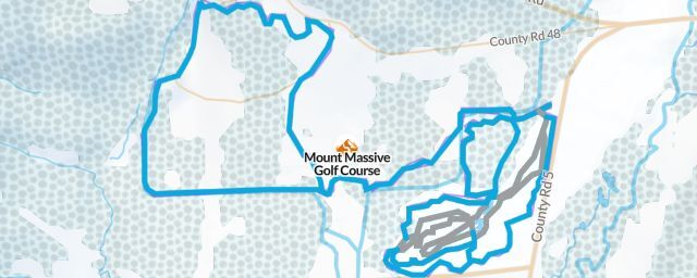 Piste map of the resort Mount Massive Golf Course