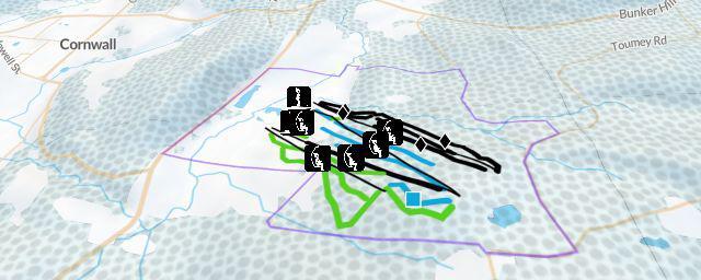 Piste map of the resort Mohawk Mountain Ski Area