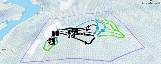 Piste map of the resort Ski Sundown