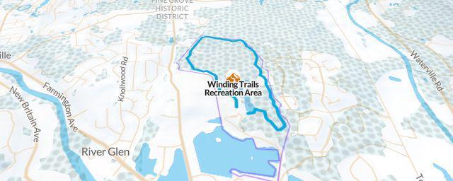Piste map of the resort Winding Trails Recreation Area