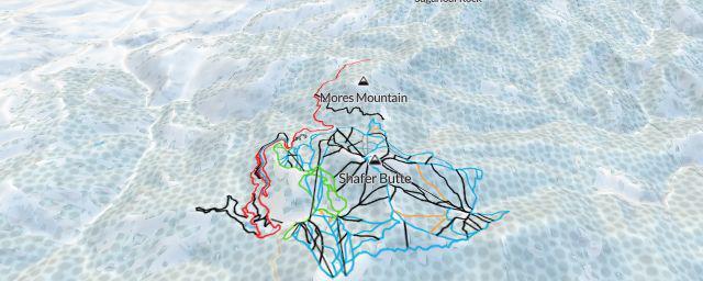 Piste map of the resort Bogus Basin Mountain Recreation Area