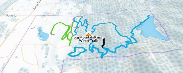 Piste map of the resort Jug Mountain Ranch Winter Trails