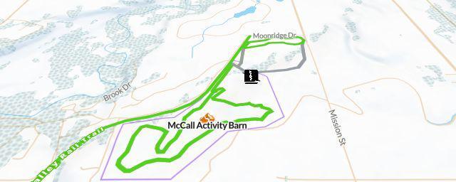 Piste map of the resort McCall Activity Barn