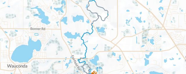Piste map of the resort Lakewood Forest Preserve Cross-Country Ski Trails