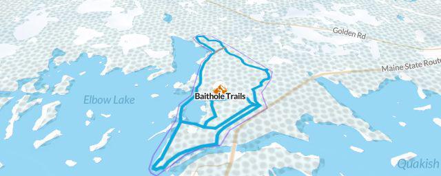 Piste map of the resort Baithole Trails