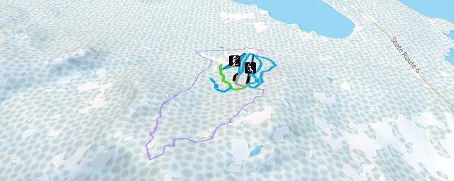 Piste map of the resort Big Moose Mountain Ski Area