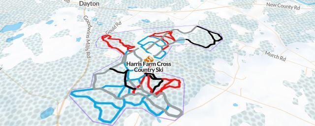 Piste map of the resort Harris Farm Cross Country Ski