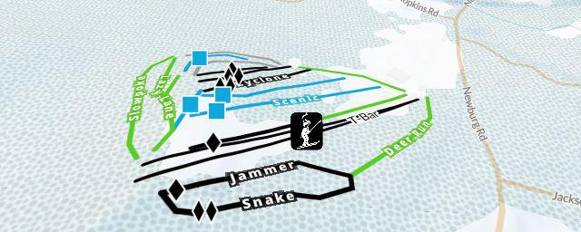 Piste map of the resort Hermon Mountain