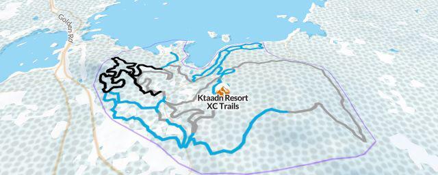 Piste map of the resort Ktaadn Resort XC Trails