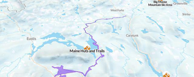 Piste map of the resort Maine Huts and Trails