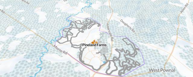 Piste map of the resort Pineland Farms