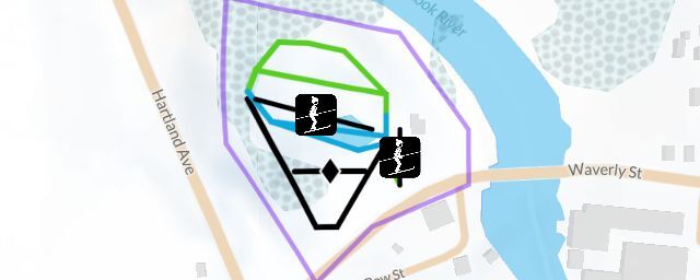 Piste map of the resort Pinnacle Ski Club