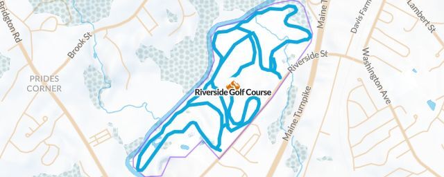 Piste map of the resort Riverside Golf Course