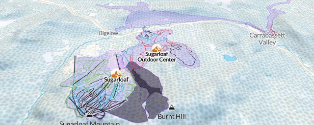 Piste map of the resort Sugarloaf Outdoor Center
