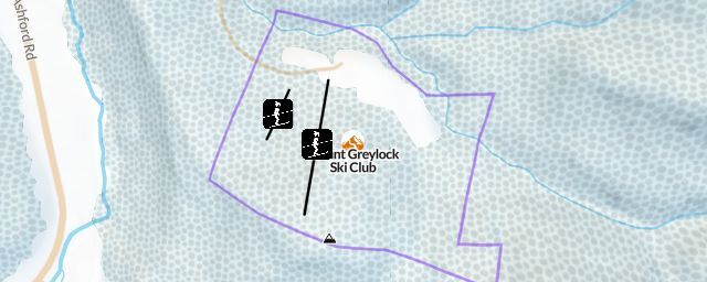 Piste map of the resort Mount Greylock Ski Club