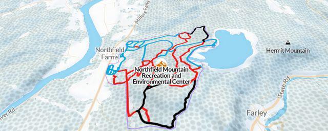 Piste map of the resort Northfield Mountain Recreation and Environmental Center