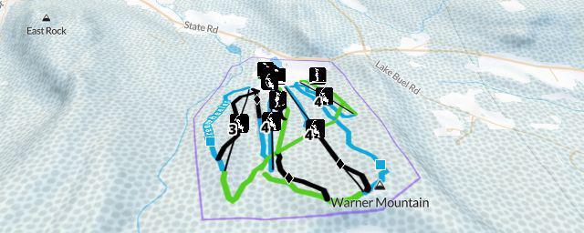 Piste map of the resort Ski Butternut