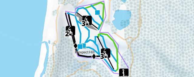 Piste map of the resort Bay Mountain