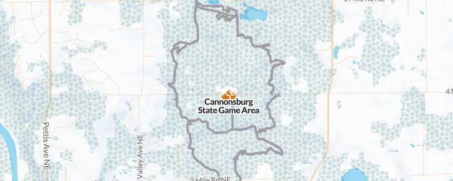 Piste map of the resort Cannonsburg State Game Area