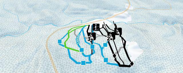 Piste map of the resort Marquette Mountain