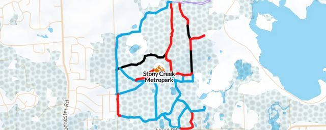 Piste map of the resort Stony Creek Metropark