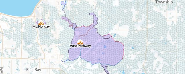 Piste map of the resort Vasa Pathway