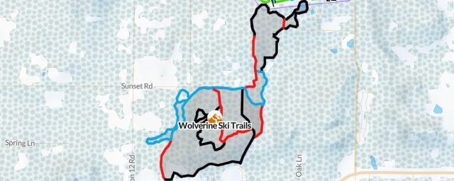 Piste map of the resort Wolverine Ski Trails